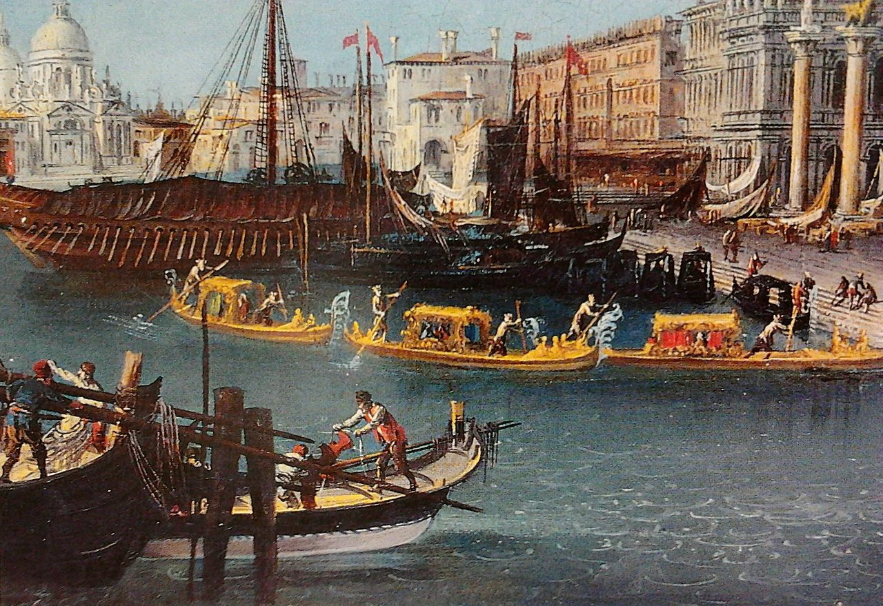Riva degli Schiavoni - dettaglio, National Museum in Warsaw